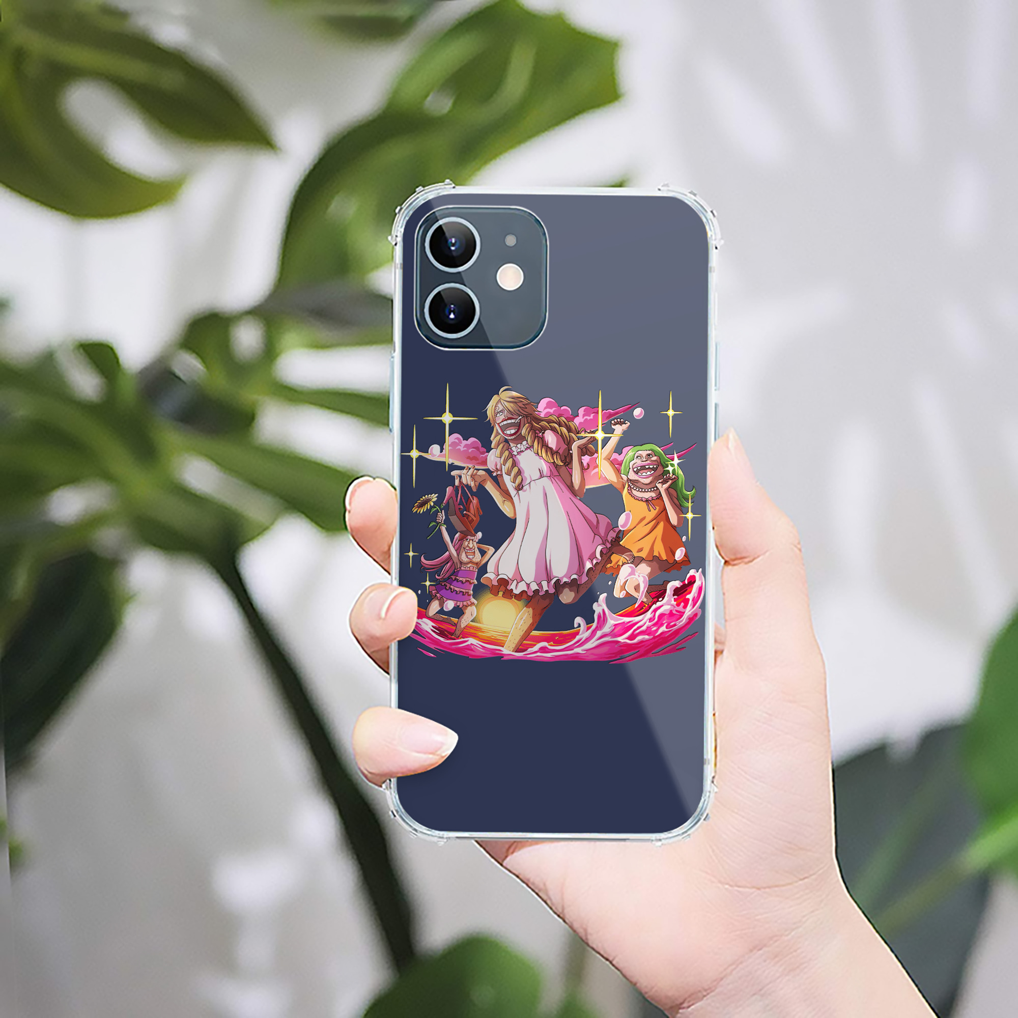 （画像用） ワンピース サンジ ONE PIECE Sanji 【iPhone 12シリーズ対応】透明スマホケース（クリアソフトケース）